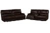 Picture of DAWSON Power Reclining Foil-Printed Fabric Sofa Range - 3RR+2RRC+1R Sofa Set