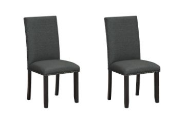 Picture of SERENO High Back Fabric Dining Chair (Charcoal Grey)