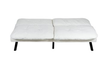 Picture of VARO Teddy Fleece Sofa Bed (Off White)