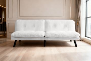 Picture of VARO Teddy Fleece Sofa Bed (Off White)