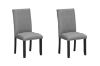 Picture of SERENO High Back Fabric Dining Chair (Grey) - 2 Chairs in 1 Package