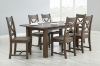 Picture of WESTMINSTER 7PC 150-200 Solid Oak Extension Dining Set (Walnut)