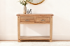 Picture of WESTMINSTER Solid Oak 2-Drawer Console Table