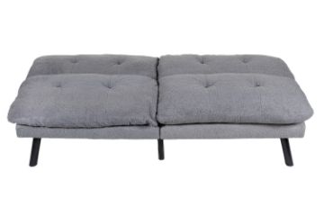 Picture of VARO Teddy Fleece Sofa Bed (Grey)