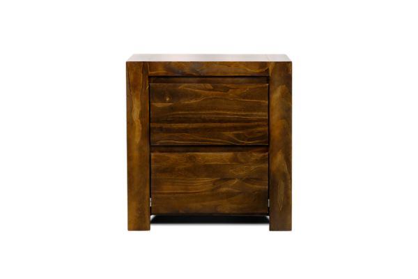Picture of MALAGA 2-Drawer Bedside Table (Walnut)