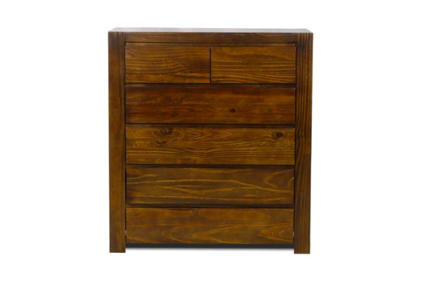 Picture of MALAGA 6-Drawer Tallboy (Walnut) 