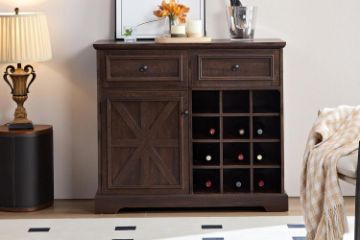 Picture of ODESSA 100 Wine Cabinet/Buffet with 2 Drawers (Espresso)