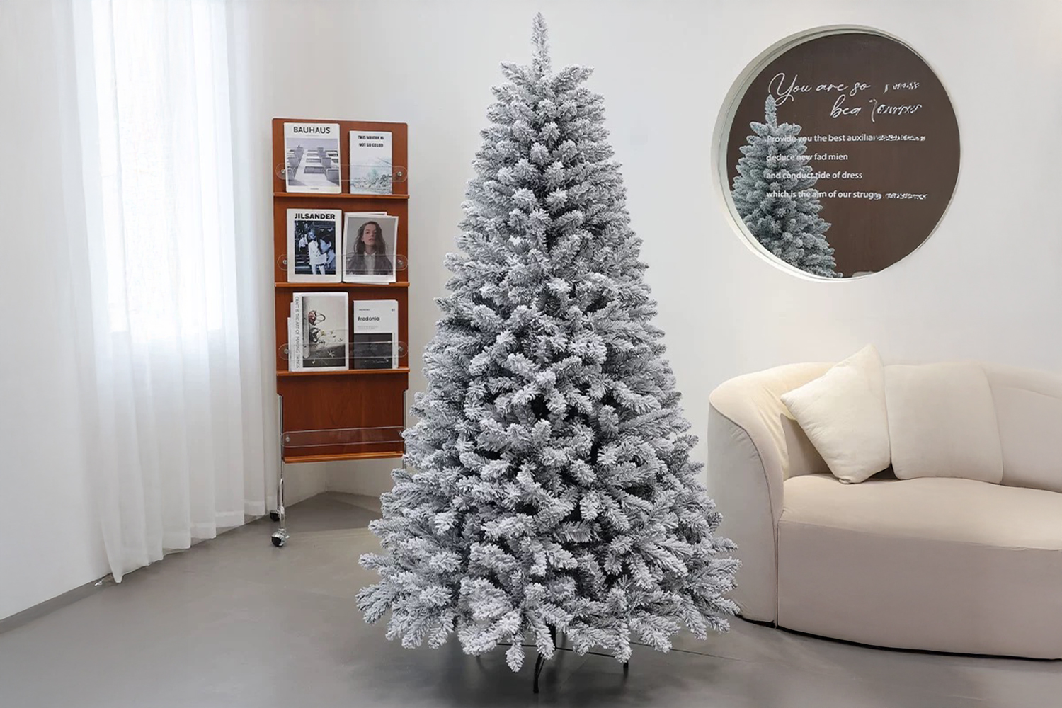 ARTIFICIAL Snow-covered Christmas Tree - H150cm