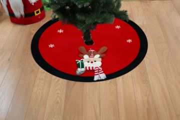 Picture of 366-001 D120 Christmas Tree Skirts Decoration