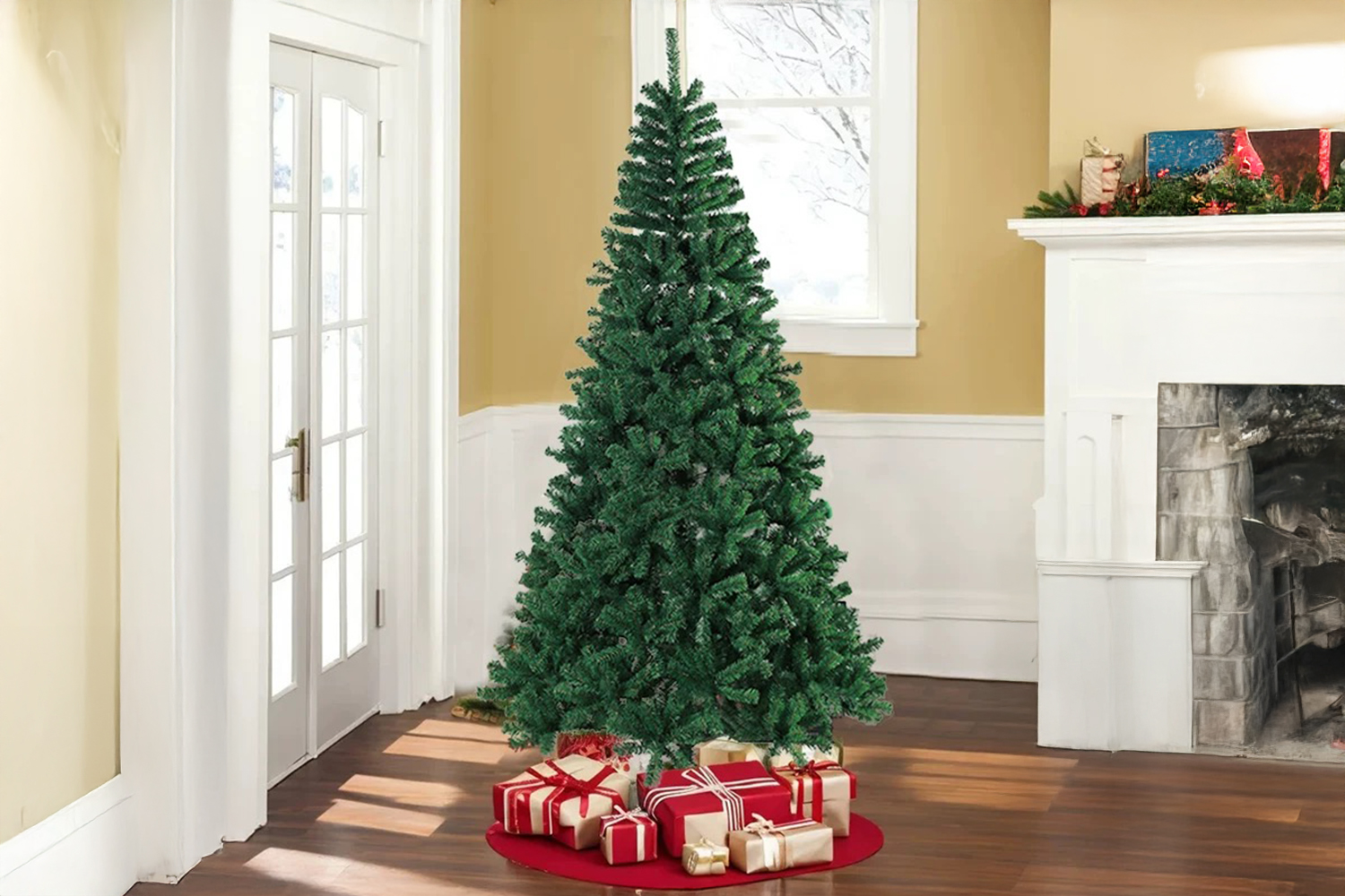 ARTIFICIAL Classic Green Christmas Tree (H150cm/H180cm/H210cm)