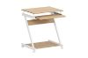 Picture of MOBELLA Z-Type Laptop Desk with Wheels (Oak & White) 