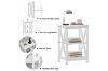 Picture of VECELO 2-Shelf Side Table (Off White) 