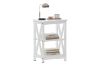 Picture of VECELO 2-Shelf Steel Frame Side Table (Off White) 