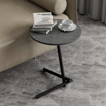 Picture of CARA H45 Sintered Stone Side Table (Grey Marble)