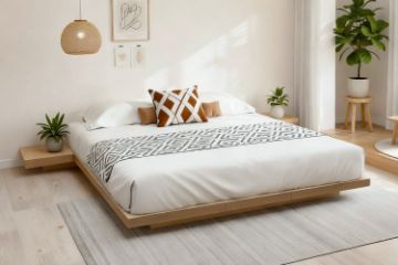 Picture of YUKI 2PC/3PC Japanese Bed Base Set in Queen/King Size/ Super King Size