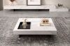 Picture of GRAVITY Sintered Stone Top Coffee Table (White)