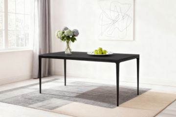Picture of BRUTUS 1.5M Sintered Stone Top Aluminum Frame&Leg Dining Table (Dark Grey)