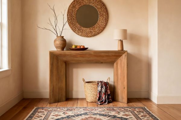 Picture of ROWAN 100% Reclaimed Pine Wood Console Table (120x80cm)