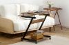 Picture of MOBELLA Z-Type Laptop Desk with Wheels (Walnut) 