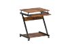 Picture of MOBELLA Z-Type Laptop Desk with Wheels (Walnut) 