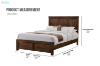 Picture of VENTURA Oak Bed Frame in Queen/Super King Size