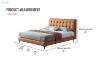 Picture of AUGUSTA Genuine Leather Queen/King/Super King Size Bed Frame (Brown)