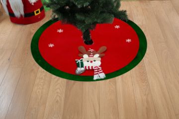 Picture of 366-001 D120 Christmas Tree Skirts Decoration
