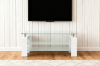 Picture of HORIZON Glass 120 TV Unit (White)