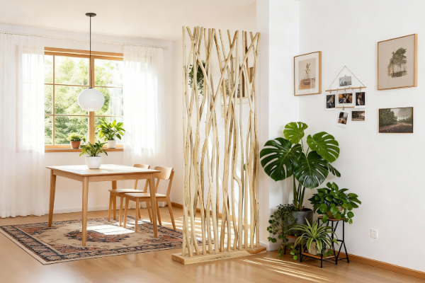 Picture of WILDBRANCH 200x80cm Teak Wood Decorative Screen/Room Divider
