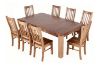 Picture of FRANCO 9PC Dining Set (Solid NZ Pine) - 2.1M Table + 8 Chairs