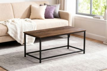 Picture of GASTON 80 Coffee Table (Walnut Colour)