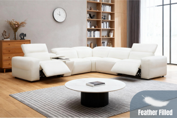 Picture of OMEGA Dual-Motor Reclining Sectional Modular Sofa - 6PC Sofa Set
