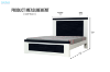 Picture of FREIDA Acacia Queen/Super King Size Bed Frame