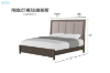 Picture of GLINDA  Bed Frame (Grey) in Queen Size