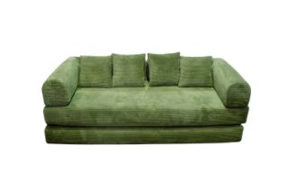 Picture of SINDARA Modular Compressed Sofa/Folding Sofa Bed Range (Green) - Loveseat