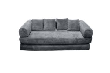 Picture of SINDARA Modular Compressed Sofa/Folding Sofa Bed Range (Grey) - 3 Seater Sofa