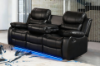 Picture of MODENA Power Reclining Sofa Range with LED & Speaker (Black)