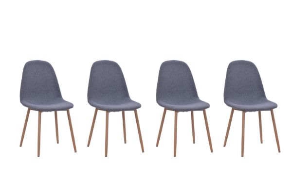Picture of EMBER Dining Chair with Heat-Transfer Metal Legs - 4 Chairs in 1 Carton