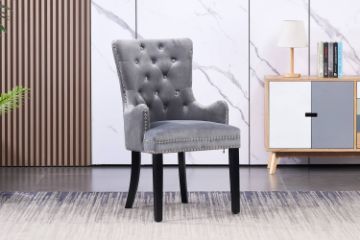 Picture of HALMAR High Back Dining Chair (Grey) 