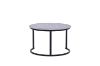 Picture of RADIUS Sintered Stone Table Top Nesting Coffee Table (Grey&Off White)