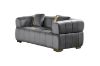 Picture of  [FLOOR MODEL CLEARANCE] VEGAS 2 Seater Chesterfield Velvet  Sofa (Grey)