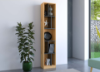 Picture of  [FLOOR MODEL CLEARANCE]  COLIN 210x43cm Wall System Solution Bookshelf (Oak and Grey)
