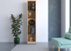 Picture of  [FLOOR MODEL CLEARANCE]  COLIN 210x43cm Wall System Solution Bookshelf (Oak and Grey)