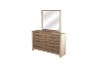 Picture of  [FLOOR MODEL CLEARANCE]  MERMAID 6-Drawer Dresser with Mirror 