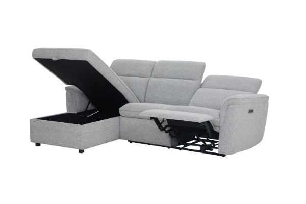 Picture of  [FLOOR MODEL CLEARANCE] FOSCA Sectional Power Reclining Sofa With Storage & USB Port