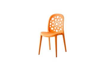 Picture of  [FLOOR MODEL CLEARANCE]  ANTHEA Cafe Chair/Dining Chair (Orange)