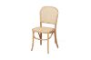 Picture of  [FLOOR MODEL CLEARANCE] SYDNEE Solid Beech Rattan Back and Seat Dining Chair (Natural) 