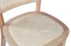 Picture of  [FLOOR MODEL CLEARANCE] SYDNEE Solid Beech Rattan Back and Seat Dining Chair (Natural) 