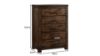 Picture of  [FLOOR MODEL CLEARANCE] VENTURA 5-Drawer Oak Tallboy