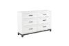 Picture of [FLOOR MODEL CLEARANCE]  CLOUDLAND 6-Drawer Dresser with Mirror 